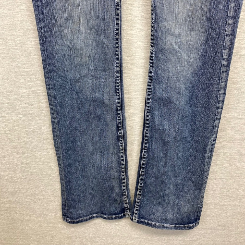 Cowgirl Tuff Co. Jeans Women's Low Rise 26x35 (27x33.75) Denim Boot Cut Stretch - Picture 2 of 16